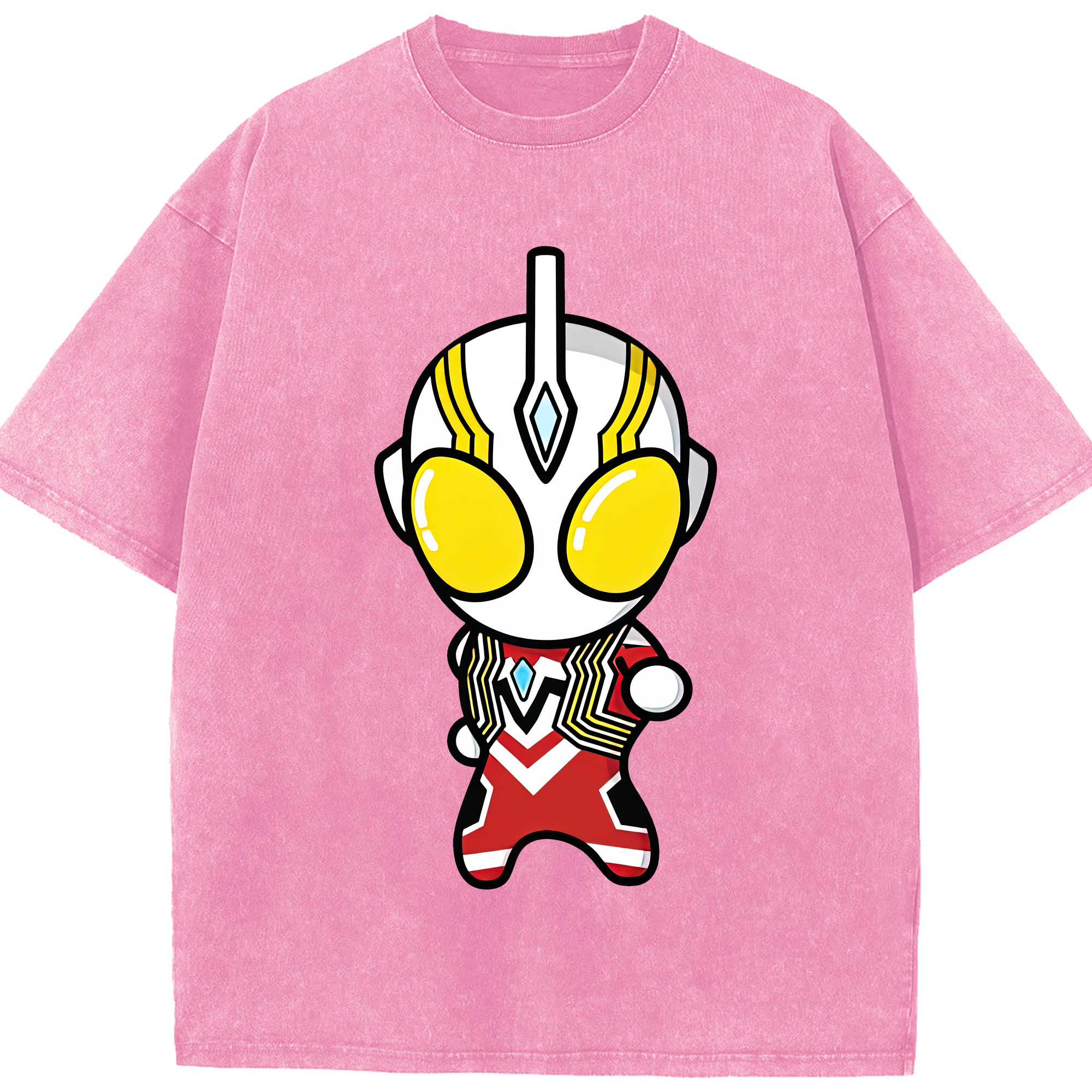 （画像用） ウルトラマン Ultraman 綿100% ヴィンテージ風 半袖Tシャツ（フロントプリント）